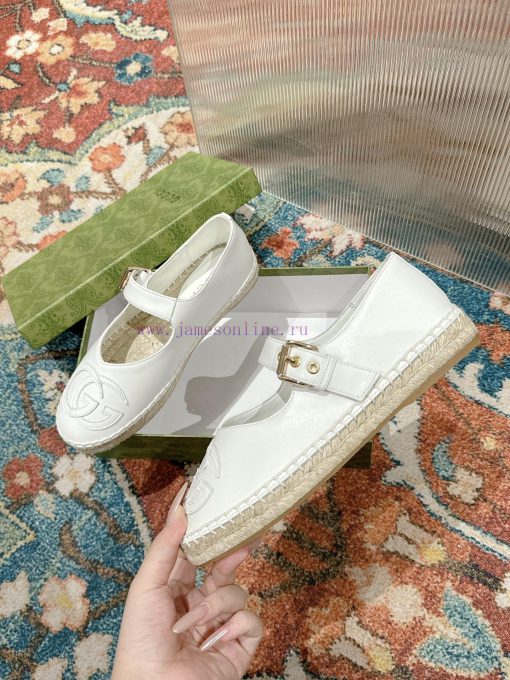 Gucci/Gucci 2024 early spring rainbow fisherman shoes, as the iconic symbol of the brand, cokpd600qu - Image 9