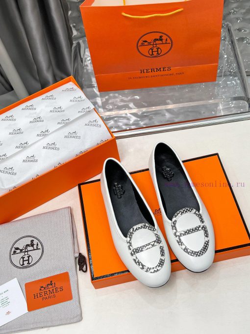 The genuine leather injection molded outsole is a classic top-level product of Hermes in the6ju8qbvo - Image 6