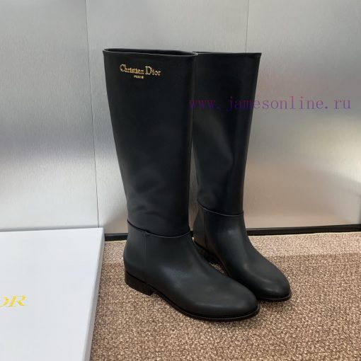 Dior 2024 Autumn/Winter New D-Major Series Punk Style Women's Boots Star Same CD Letter Logopkaea0et - Image 2