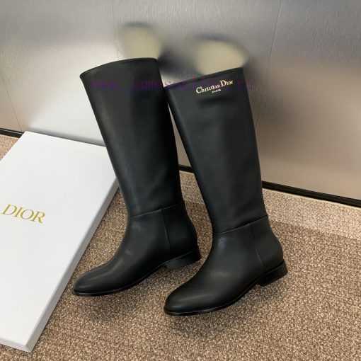 Dior 2024 Autumn/Winter New D-Major Series Punk Style Women's Boots Star Same CD Letter Logopkaea0et - Image 3