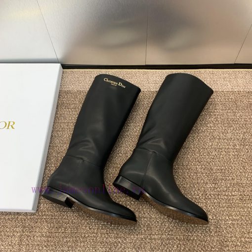 Dior 2024 Autumn/Winter New D-Major Series Punk Style Women's Boots Star Same CD Letter Logopkaea0et - Image 4
