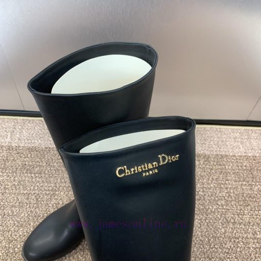Dior 2024 Autumn/Winter New D-Major Series Punk Style Women's Boots Star Same CD Letter Logopkaea0et - Image 8