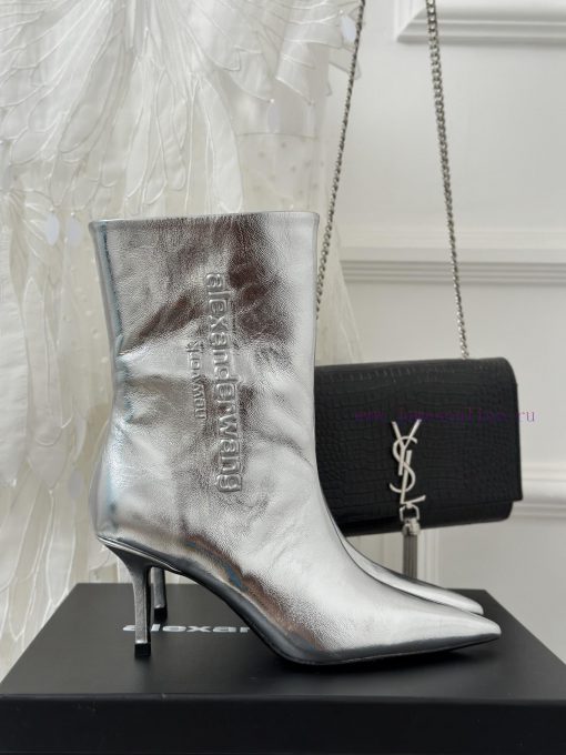 Alexander Wang/Alexander Wang 23S Autumn/WinterNew New York Fashion Week Letter High Heel Shuledf7rv