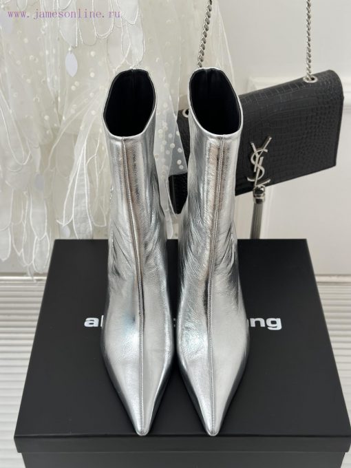 Alexander Wang/Alexander Wang 23S Autumn/WinterNew New York Fashion Week Letter High Heel Shuledf7rv - Image 5