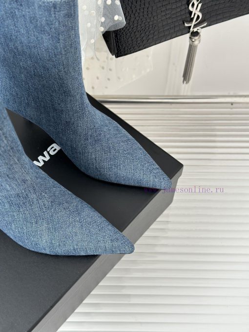 Alexander Wang/Alexander Wang 23S Autumn/WinterNew New York Fashion Week Letter High Heel Sh63guwkge - Image 9
