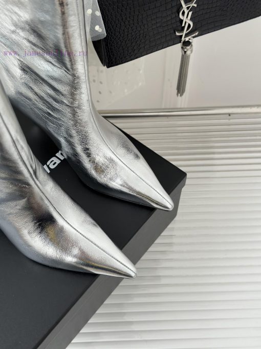 Alexander Wang/Alexander Wang 23S Autumn/WinterNew New York Fashion Week Letter High Heel Shuledf7rv - Image 9