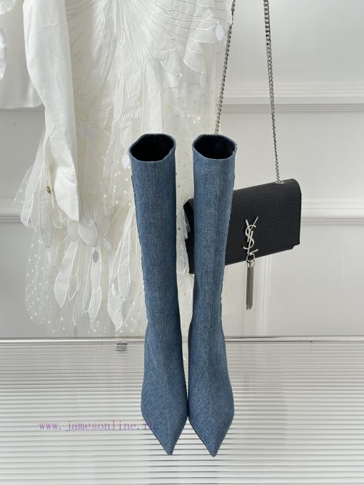 Alexander Wang/Alexander Wang 23S Autumn/WinterNew New York Fashion Week Letter High Heel Bo28n9r47e - Image 5