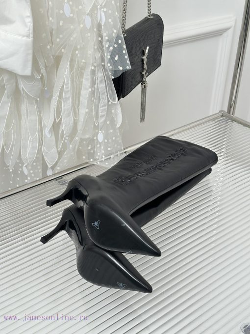 Alexander Wang/Alexander Wang 23S Autumn/WinterNew New York Fashion Week Letter High Heel Bogdgn39uc - Image 10