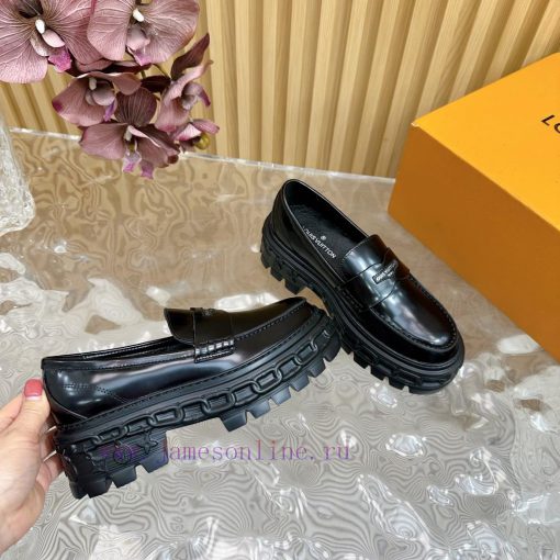 2024 new model 🧡LV  Louis Vuitton 🧡Moon_g  Thick soled loafers——————————The single item made3uscimkd - Image 9