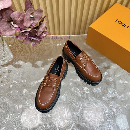2024 new model 🧡LV  Louis Vuitton 🧡Moon_g  Thick soled loafers——————————The single item madejf3pdk74 - Image 6