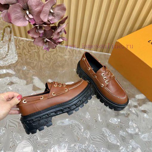 2024 new model 🧡LV  Louis Vuitton 🧡Moon_g  Thick soled loafers——————————The single item madejf3pdk74 - Image 7