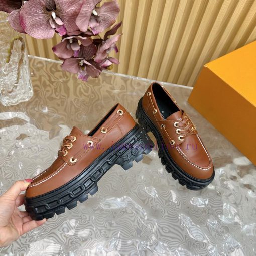 2024 new model 🧡LV  Louis Vuitton 🧡Moon_g  Thick soled loafers——————————The single item madejf3pdk74 - Image 9