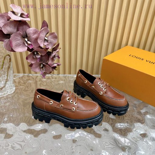 2024 new model 🧡LV  Louis Vuitton 🧡Moon_g  Thick soled loafers——————————The single item madejf3pdk74 - Image 10
