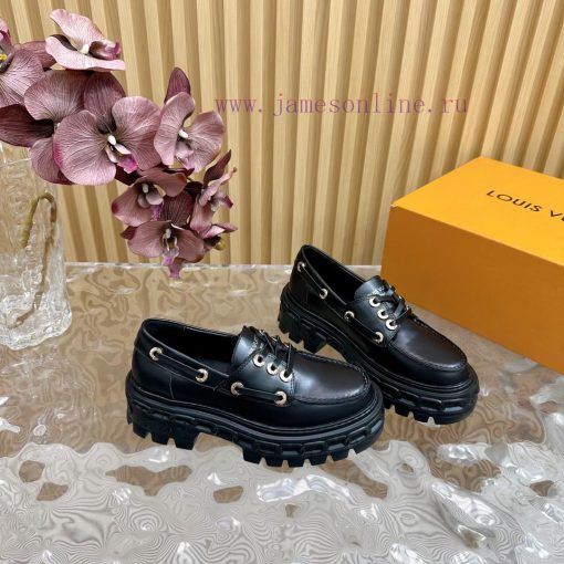 2024 new model 🧡LV  Louis Vuitton 🧡Moon_g  Thick soled loafers——————————The single item madeif59v0gp - Image 8