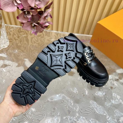 2024 new model 🧡LV  Louis Vuitton 🧡Moon_g  Thick soled loafers——————————The single item madeif59v0gp - Image 10