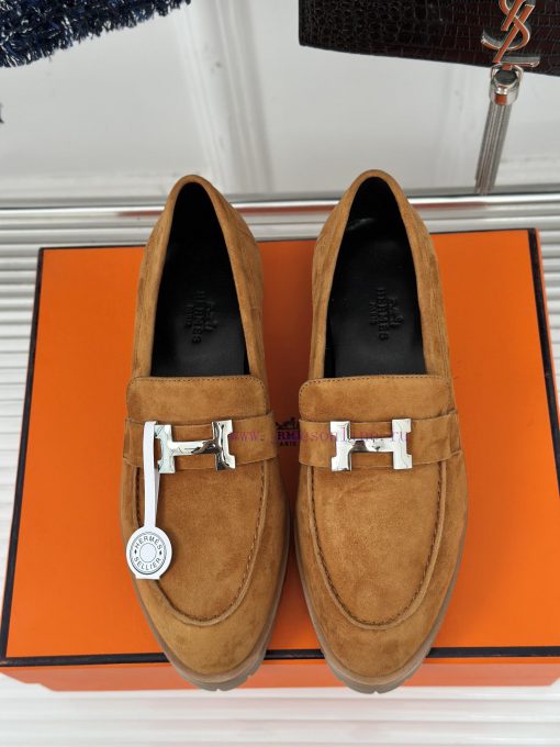 Top versionHermes Classic H-Button loafersSuper versatile shoe design with a delicate and we7k8rvc9t - Image 5