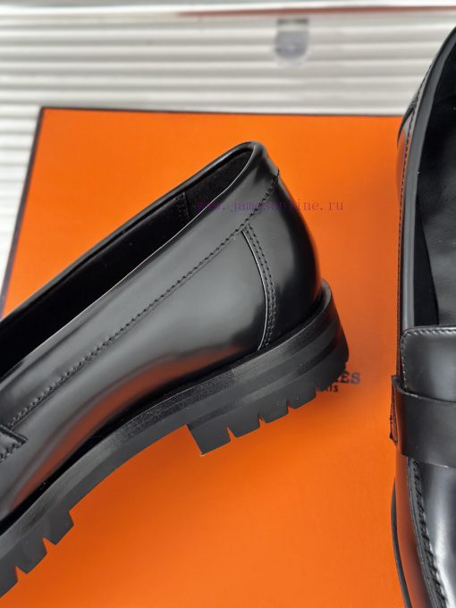 Top versionHermes Classic H-Button loafersSuper versatile shoe design with a delicate and webpolqjwn - Image 7
