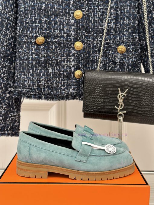 Top versionHermes Classic H-Button loafersSuper versatile shoe design with a delicate and we0teux86z - Image 2