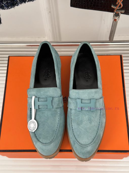 Top versionHermes Classic H-Button loafersSuper versatile shoe design with a delicate and we0teux86z - Image 5