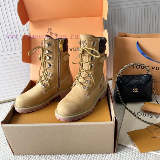 Purchasing versionLv x Timberland joint series of donkey brand vintage Martin boots, big yel0amom789 - Image 5