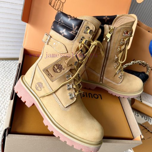 Purchasing versionLv x Timberland joint series of donkey brand vintage Martin boots, big yel0amom789 - Image 7