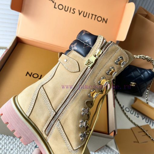 Purchasing versionLv x Timberland joint series of donkey brand vintage Martin boots, big yel0amom789 - Image 9