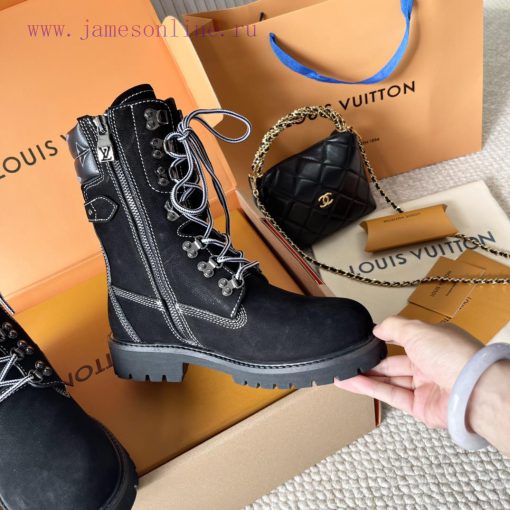 Purchasing versionLv x Timberland joint series of donkey brand vintage Martin boots, big yelmwheoibn - Image 6