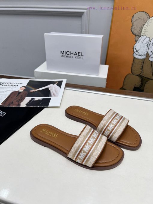 MlCHAEL new fabric cowhide with sheepskin lining, sizes 35-43 genuine leather sole 270c1jmr417 - Image 4