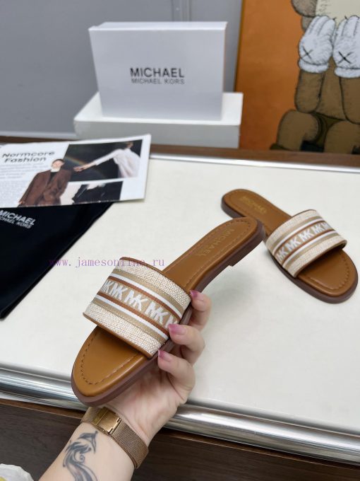 MlCHAEL new fabric cowhide with sheepskin lining, sizes 35-43 genuine leather sole 270c1jmr417 - Image 7