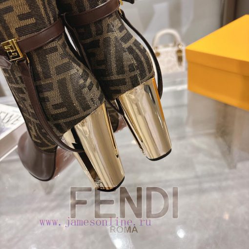 Genuine leather outsole2025 new color 𝙁𝙀𝙉𝘿𝙄 | Delfina leather high-heeled short boots〰 〰    5zyy3crq - Image 10