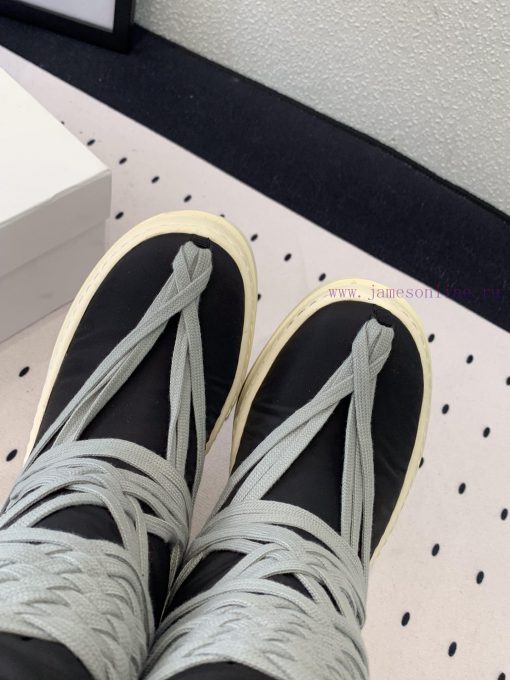 Men's size 10 RO Owens Rickowens mainline shoelace crossover snow bootsThe imported fabric mhhr5h9nh - Image 7