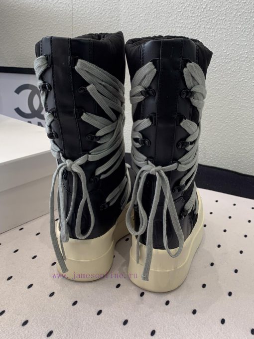 Men's size 10 RO Owens Rickowens mainline shoelace crossover snow bootsThe imported fabric mhhr5h9nh - Image 8