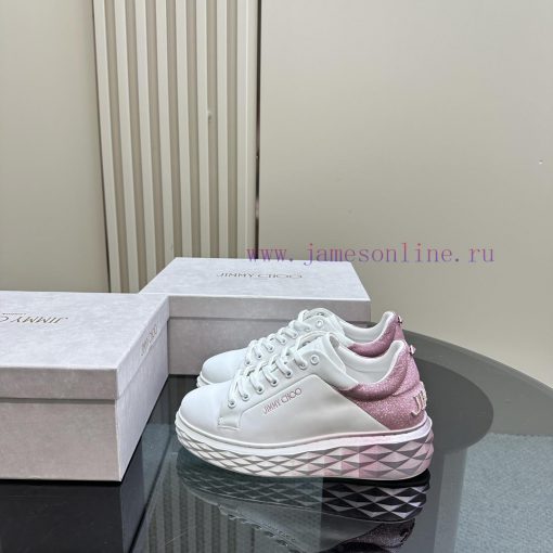 JIMMY CHOO Original Large Bottom Casual White Shoes, Designed with the Latest Technology, Strj29hl0s