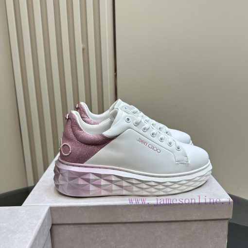 JIMMY CHOO Original Large Bottom Casual White Shoes, Designed with the Latest Technology, Strj29hl0s - Image 4