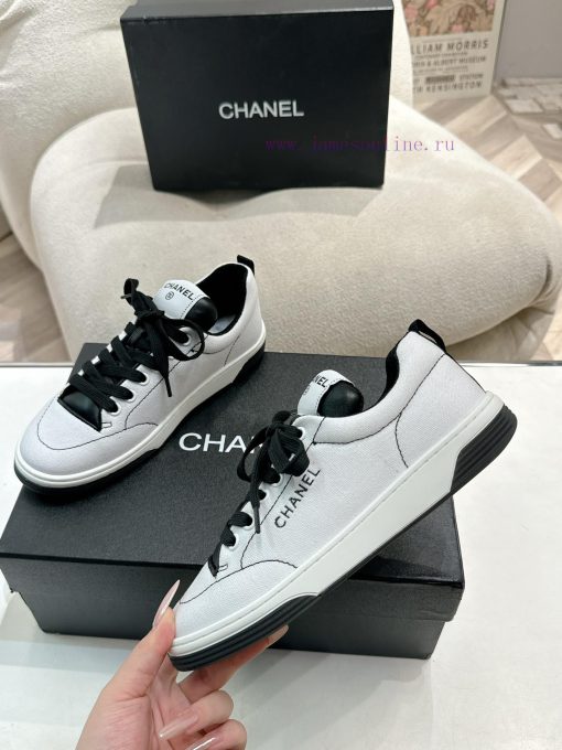 Chanel 25C new sports and leisure shoesVersatile white shoe style matching won't go wrongColntf1313v - Image 6