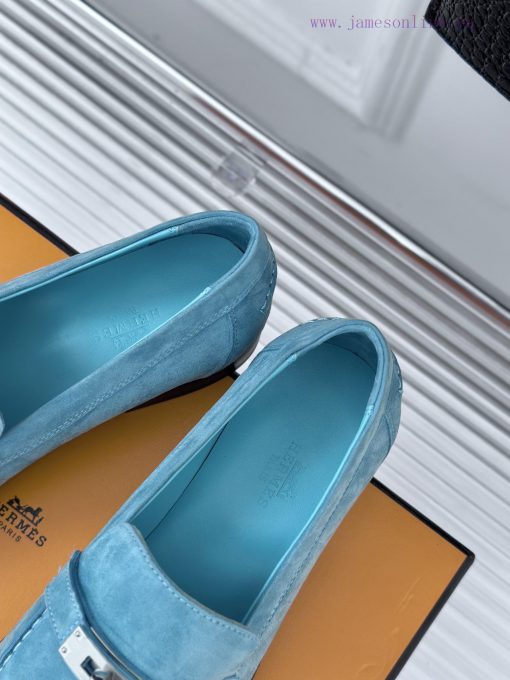Top versionHerm è s/Herm è s classic klly buckle loafersSuper versatile shoe design with a dapxx3sj0 - Image 9