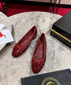 Ballet shoes ︎ ️Sweetie Jane ballet shoes are made of custom-made red wrinkled cowhide with selr9cod