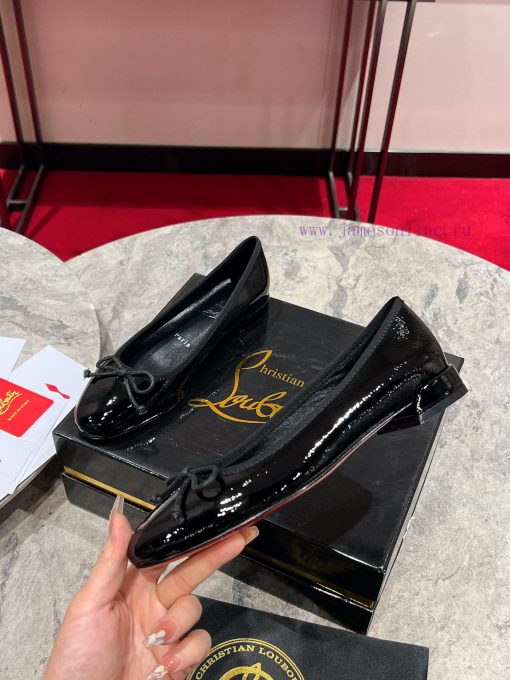 Ballet shoes ︎ ️Sweetie Jane ballet shoes are made of custom-made red wrinkled cowhide with qz16mp03 - Image 5