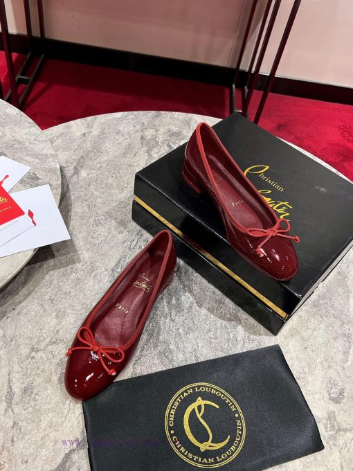 Ballet shoes ︎ ️Sweetie Jane ballet shoes are made of custom-made red wrinkled cowhide with selr9cod - Image 4