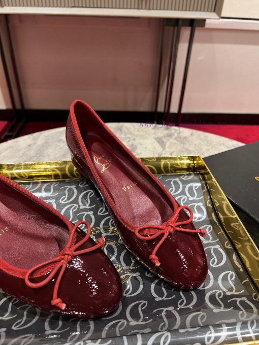 Ballet shoes ︎ ️Sweetie Jane ballet shoes are made of custom-made red wrinkled cowhide with selr9cod - Image 6