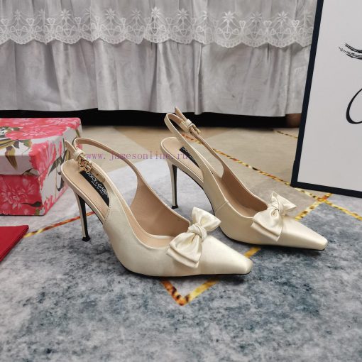 New Release - Top DG2024 official website synchronizes new bow decoration high-heeled sandalhjwh3pyx
