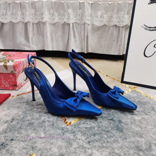 New Release - Top DG2024 official website synchronizes new bow decoration high-heeled sandalgvxhi6b8 - Image 2