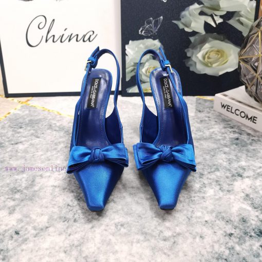 New Release - Top DG2024 official website synchronizes new bow decoration high-heeled sandalgvxhi6b8 - Image 4