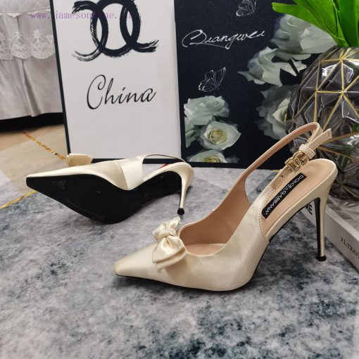 New Release - Top DG2024 official website synchronizes new bow decoration high-heeled sandalhjwh3pyx - Image 7