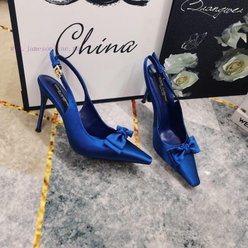 New Release - Top DG2024 official website synchronizes new bow decoration high-heeled sandalgvxhi6b8 - Image 5