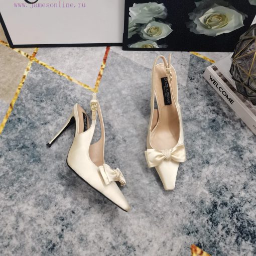 New Release - Top DG2024 official website synchronizes new bow decoration high-heeled sandalhjwh3pyx - Image 8