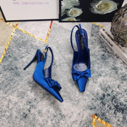 New Release - Top DG2024 official website synchronizes new bow decoration high-heeled sandalgvxhi6b8 - Image 8