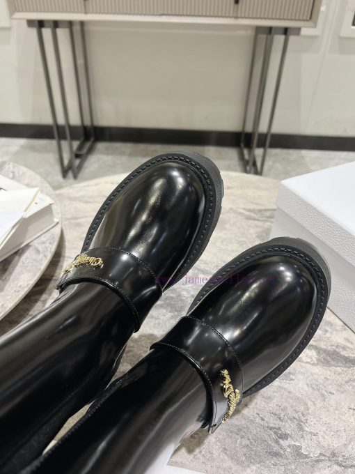 Dior 2024 Autumn/Winter New D-Town Collection Punk Style Coarse Heeled Women's Boots Star Sap3yle9u9 - Image 8