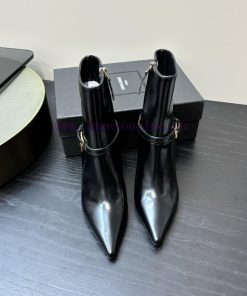 Saint Lauren YSL Saint LaurentSide zipper short boot versionThe latest autumn and winter 202mrabv9gn