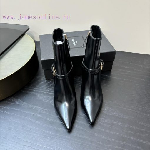 Saint Lauren YSL Saint LaurentSide zipper short boot versionThe latest autumn and winter 202mrabv9gn - Image 2